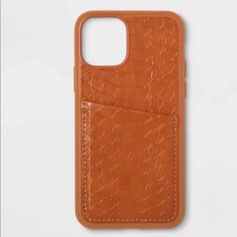 Apple iPhone 11 Pro Tan Crocodile Phone Case